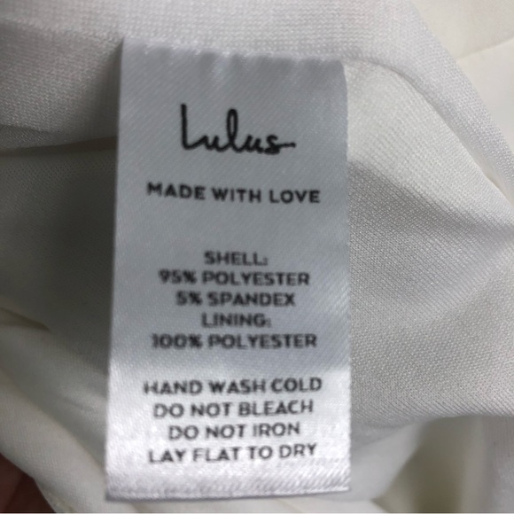 Lulus Eternal Vow Ivory One-Shoulder Sleeveless Bow-Front Jumpsuit Size Large - Picture 9 of 12